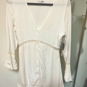 Cotton summer knee length dress